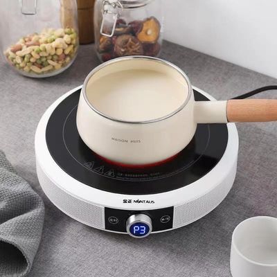 Cocina de inducción eléctrica portátil de encendido cerámico piezoeléctrico con control táctil