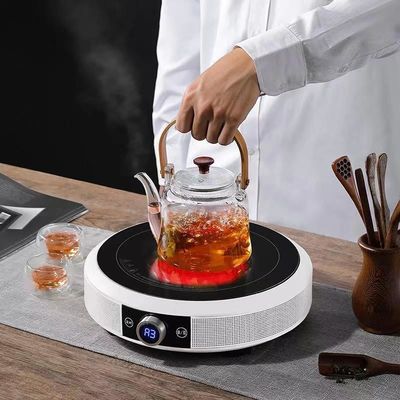 Cocina de inducción eléctrica portátil de encendido cerámico piezoeléctrico con control táctil