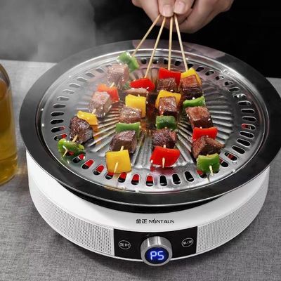 Cocina de inducción eléctrica portátil de encendido cerámico piezoeléctrico con control táctil