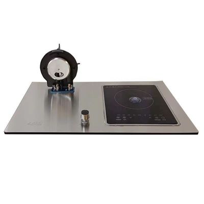 2 Quemadores de vidrio templado de gas de cocina quemadores plegables para instalación integrada en escritorio