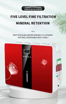 Purificador de agua RO de 5 etapas para el hogar con ósmosis inversa y diseño de moho privado