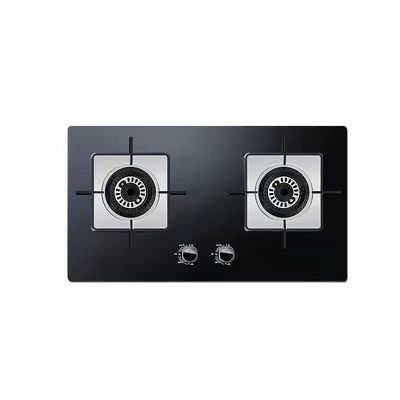 Panel SS 2 Fuego de gas de quemador voltable Slim 2 Fuego de protección de electrodomésticos de cocina