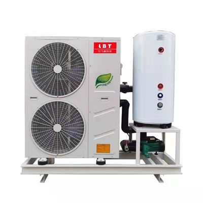 Bomba de calor de fuente de aire de 20 kW montada en la pared para el tanque de ducha del calentador de agua eléctrico de 220v