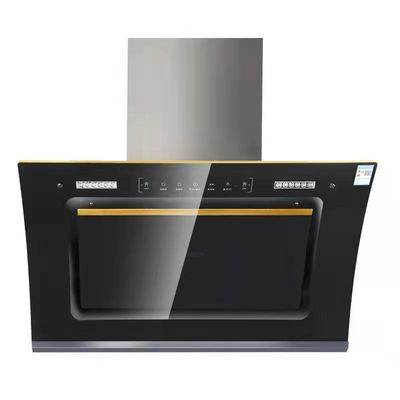 Capó de cristal de 90 cm de tipo europeo de control táctil del motor de cobre para electrodomésticos de cocina CE