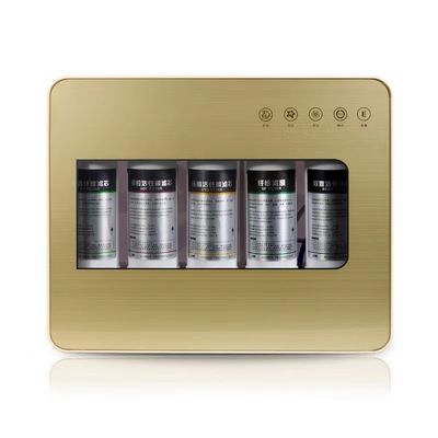 Purificador de agua por ósmosis inversa de agua potable de 6 etapas, filtro de agua RO blanco, capacidad 75GPD