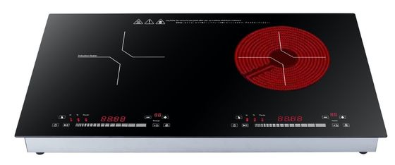 2 placas de quemador estufa de gas y estufa eléctrica doble cocina de inducción para cocinar en la cocina