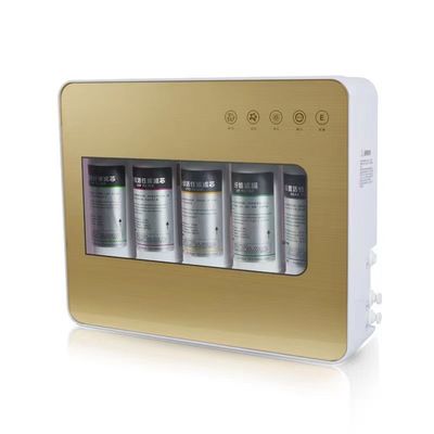Purificador de agua por ósmosis inversa de 5 etapas para uso doméstico con función de agua caliente