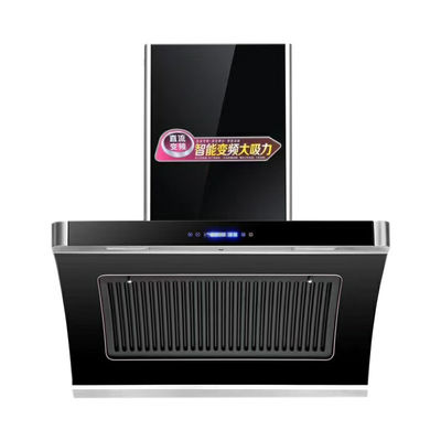 Capó de aspiración lateral negro con 11-14 m3/min.