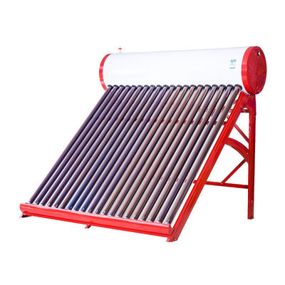 Circulación directa Panel solar dividido Calentador de agua 150L 200L 240L 300L tubo de evacuación
