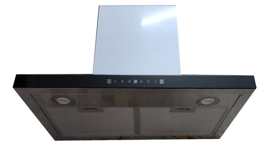 Capó de cocina de acero inoxidable montado en la pared con control de gestos e iluminación LED