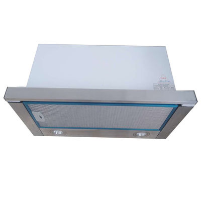 Capó de cocina de acero inoxidable montado en la pared con control de gestos e iluminación LED