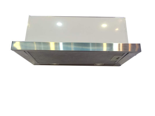 Capó de cocina de acero inoxidable montado en la pared con control de gestos e iluminación LED