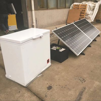 Ahorro de energía de energía solar frigorífico congelador refrigerador 450 * 410 * 655 pulgadas Dimensiones