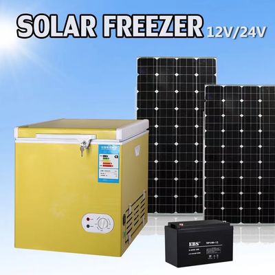 Ahorro de energía de energía solar frigorífico congelador refrigerador 450 * 410 * 655 pulgadas Dimensiones