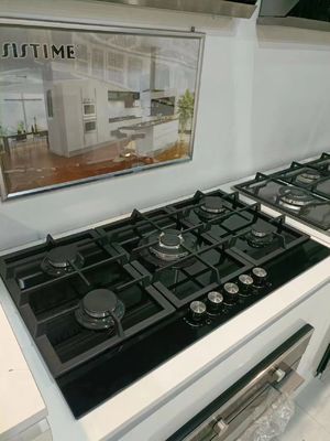 Estufas de cocina de encimera con 5 quemadores N.G. o L.P.G. Cocina comercial de gas