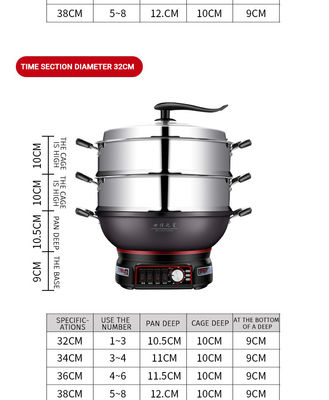 Pansilleras eléctricas para cocinar multifunción y a prueba de quemaduras