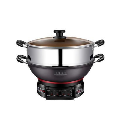 Hotel Vapor de comida eléctrico multifunción no adhesivo Multi cocinero interno olla de fideos sartén