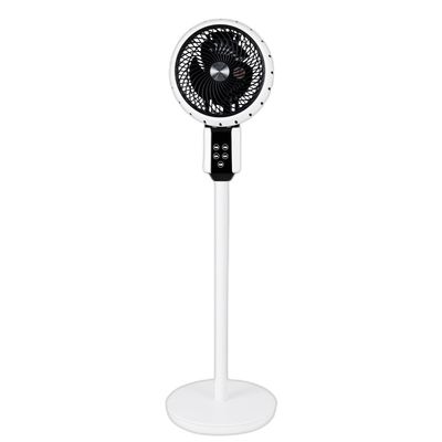 Ventilador de refrigeración de aire para uso doméstico de 220-240 V con control remoto y base de pedestal oscilante