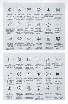 Calderas de gas sin depósito de tamaño 330*400*740 montadas en la pared por profesionales