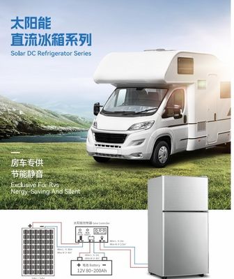 425*445*1080 Dimensiones Energía solar Vertical Twin Home Fríjador congelador multifuncional