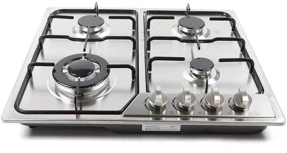 Cuencas de gas de mesa para electrodomésticos de cocina con 4 quemadores y superficie cerámica/vidrio