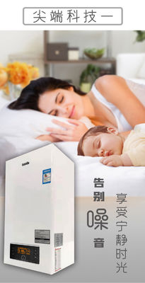 Balance Tipo de escape Combinado de calderas de gas montadas en la pared Perfecto para calefacción de sala de estar