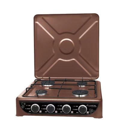 Instalación escritorio incrustado tipo 4 quemadores estufa de gas cocina cocina portátil