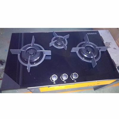 No hay cocinas privadas de gas de moho 3 quemadores para el hogar comercial azul mejor estufa de llama Stand Wok