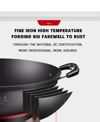 Cocina del hogar sartén eléctrico antiadherente con control de temperatura inteligente