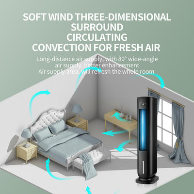 Control remoto de aire acondicionado ventilador ciclo de agua humidificación y multifunción