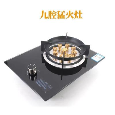 Estufas de gas con boquilla de latón de piezoacción automática para aparatos de cocina de acero inoxidable