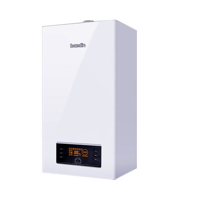 Calentamiento doméstico 20KW 24KW Mini caldera combinada de gas con 2 intercambiadores de calor montados en la pared