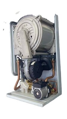 Calentamiento doméstico 20KW 24KW Mini caldera combinada de gas con 2 intercambiadores de calor montados en la pared