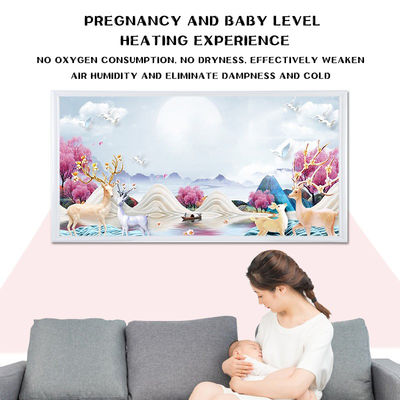 Método de calefacción de espacio radiante Pared Eléctrica Far Infrared Carbon Crystal Panel Heater