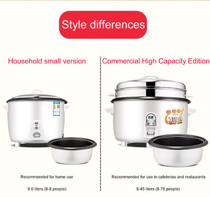 Cocina de arroz para el hogar 1.8L 500W 700W 110V/220V multifunción