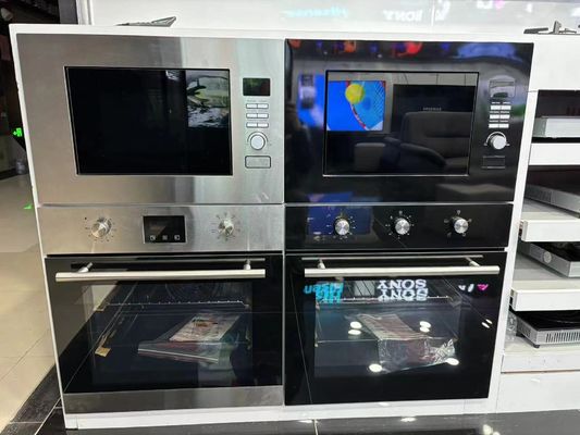 Horno eléctrico de acero inoxidable de gran capacidad Control de temporizador mecánico OEM único