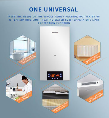 Molde privado Sí Household Pared montada Combinado de gas de la caldera Aplicación controlada pantalla LCD