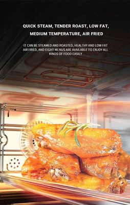 Estufas de gas de cocina integradas con horno de vapor y horneado BD-3