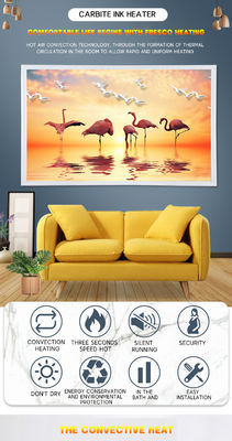 Sala de garaje con pantalla plegable Calentador de pared Grafeno de carbono Cristal de calefacción Panel eléctrico de calefacción infrarroja