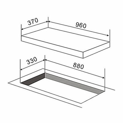 Cubierta de gas de acero inoxidable de encendido automático 4 quemador para estufa incorporada en la cocina