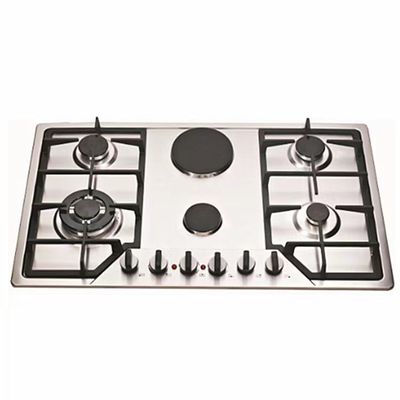 Quemador radiante de bobina de cocina eléctrica 6 quemador de vidrio para cocinar