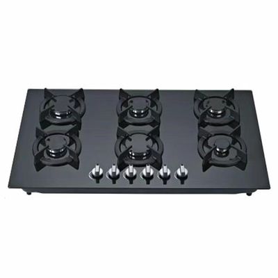 Quemador radiante de bobina de cocina eléctrica 6 quemador de vidrio para cocinar