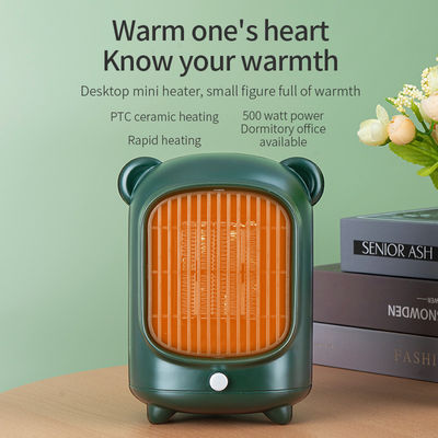 500W PTC Cerámica ventilador eléctrico portátil inteligente personal Mini Retro calefactor de espacio con CE