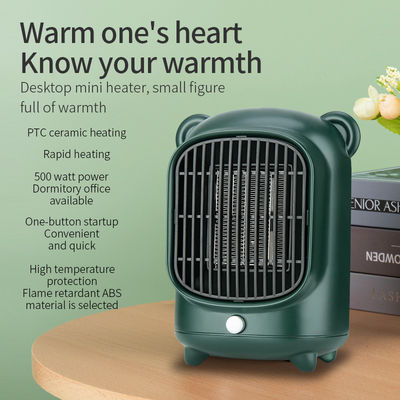 500W PTC Cerámica ventilador eléctrico portátil inteligente personal Mini Retro calefactor de espacio con CE