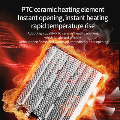 500W PTC Cerámica ventilador eléctrico portátil inteligente personal Mini Retro calefactor de espacio con CE