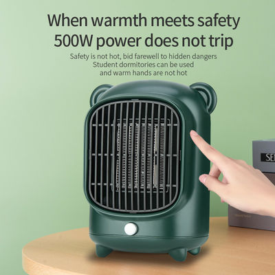 500W PTC Cerámica ventilador eléctrico portátil inteligente personal Mini Retro calefactor de espacio con CE