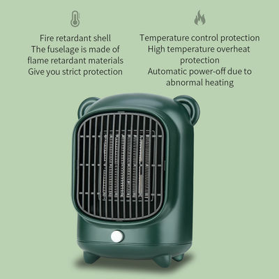 Infrarrojo PTC Mini calentador eléctrico de pared enchufable para acampar en interiores Calor rápido 500W