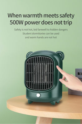 Calentador infrarrojo de elementos cerámicos PTC para hogares pequeños inteligentes portátil y potente