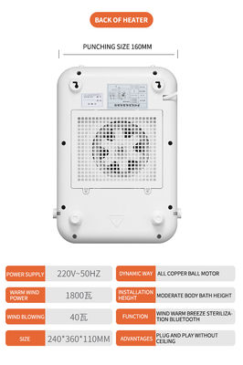 Ventilador eléctrico convector de 110-220 V blanco con aire caliente recargable Mini calentadores de habitación portátiles
