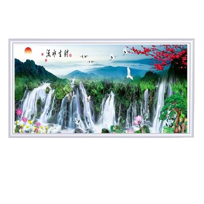 Controlador termostático opcional Calentador de habitación de pared de cristal de carbono para el hogar